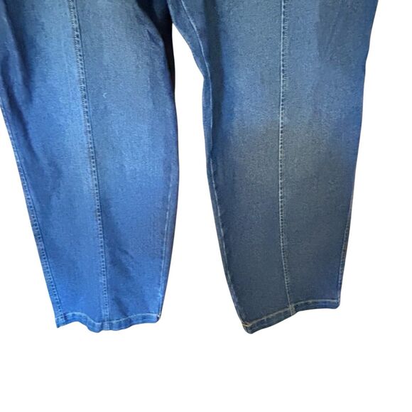 NWT TIME AND TRU Women’s Wide Leg Button Fly High Rise Pockets Elastic Waist 20 - Picture 4 of 15